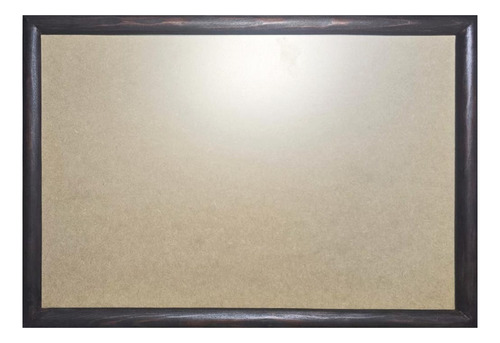 1 Marco De Madera Con Vidrio Anti 50x70cm, Todo Incluido Nogal Clásico