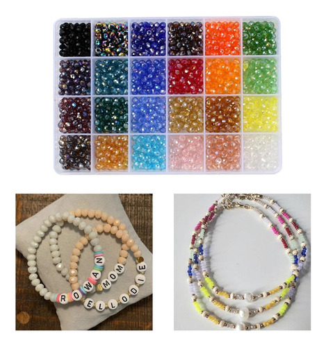 1200 Piezas De Cuentas De Cristal De Briolette Para