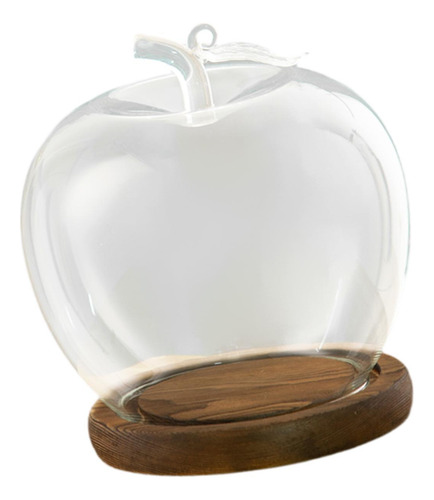 Tarro Con Forma De Cúpula De Vidrio Transparente Con Base De