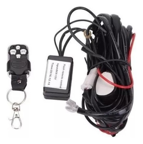 Arnes Cableado Control Remoto Barra Faro Led Universal Eca