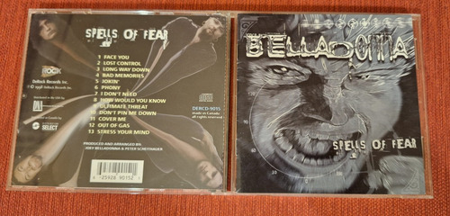 Belladonna Cd Spells Of Fear Usa ( Anthrax Megadeth) Don Gtm Estándar (Usado)