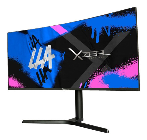 Monitor Curvo Gamer 34 Xzeal Xz-6010 4ms 100hz Wqhd Va Led 