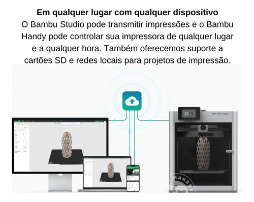 Impresora 3D Bamboo Lab X1-Carbon Combo Ams