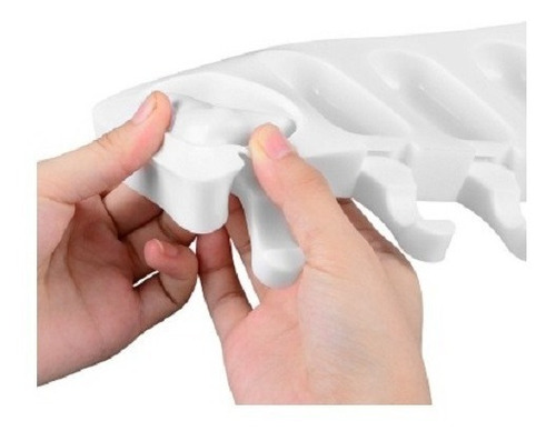 Molde Para Paleta En Silicona Mini Con 4 Espacios