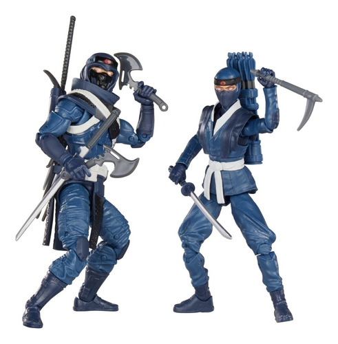Gijoe G.i. Joe Classified Series Cobra Blue Ninjas 2 Pack