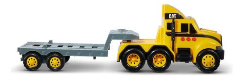 Camión Volcador Cat Heavy Movers Con Luz Y Sonido 82735 Color Amarillo