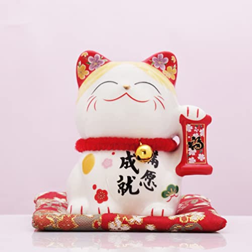 Gato De La Suerte Maneki Neko Feng Shui Para Oficina En Casa