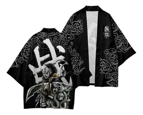 Kimono Japonés Urbano Ropa De Calle Hip Hop Oni Hannya Demon