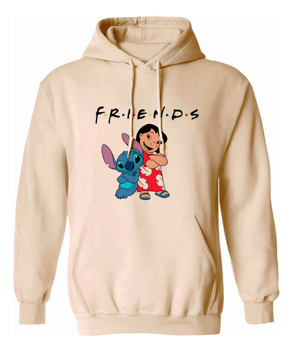 Sudadera Con Gorro Friends Forever Lilo Y Stitch
