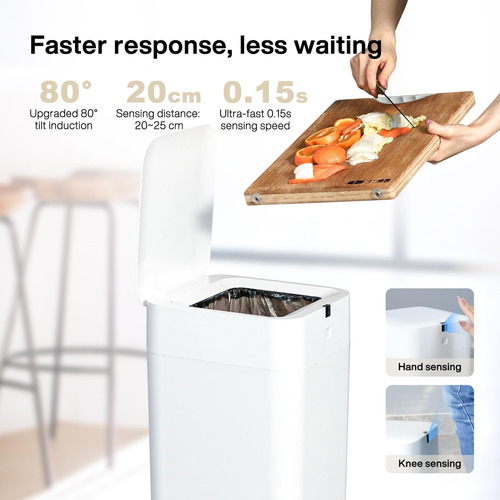 Basurero Automático De 8 Galones Sensor De Movimiento