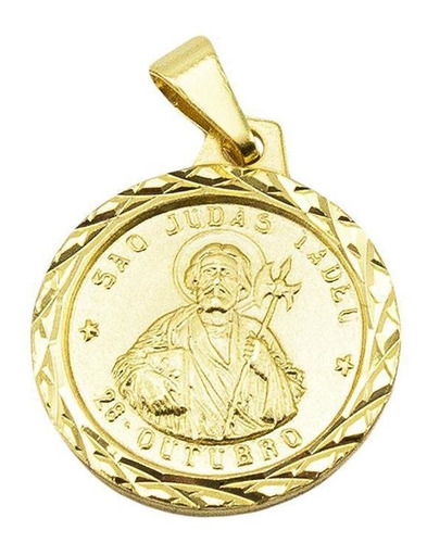 Pingente Medalha São Judas Tadeu