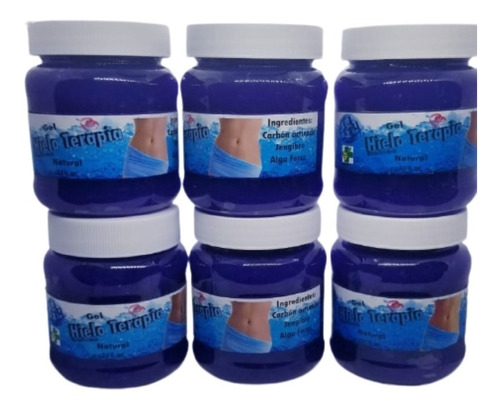 Gel Hielo Terapia 6 Frascos 250gr