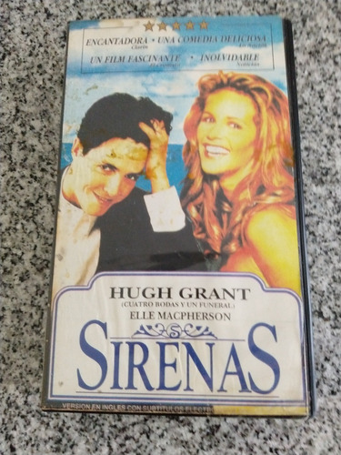 Sirenas  En Vhs (1993) - Super Oferta!! - Impecable!!