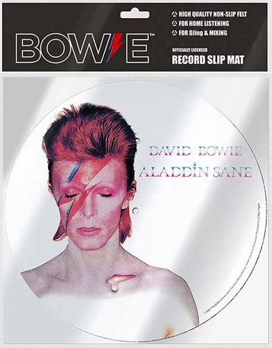 Slip Mat Para Tornamesas David Bowie Aladdin Sane Nuevo