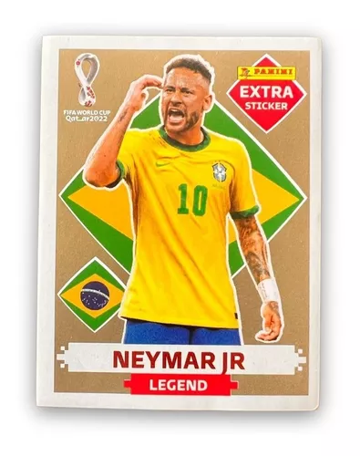 Figurinha Neymar Legend Gold - Escorrega o Preço