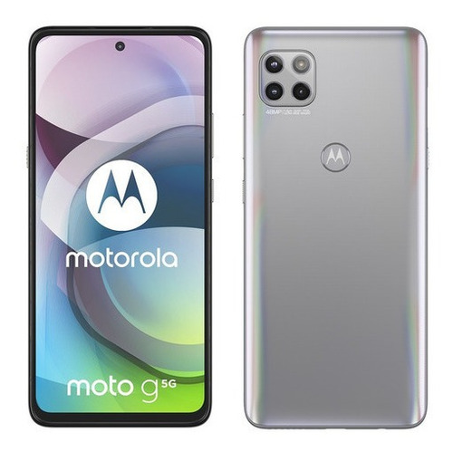 Moto G 5G 128 GB prata-prisma 6 GB RAM - Excelente (Recondicionado)