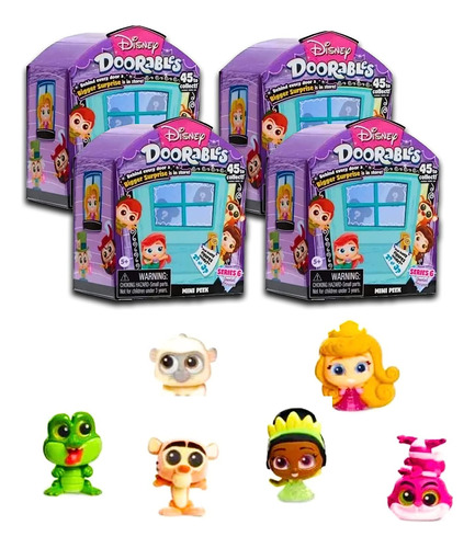 Sets  Disney Doorables Series 5 Mini Peek  Paquete De 4