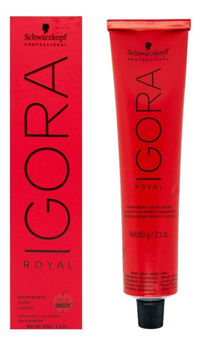 Schwarzkopf Tintura Igora Royal 60grs Coloracion Permanente