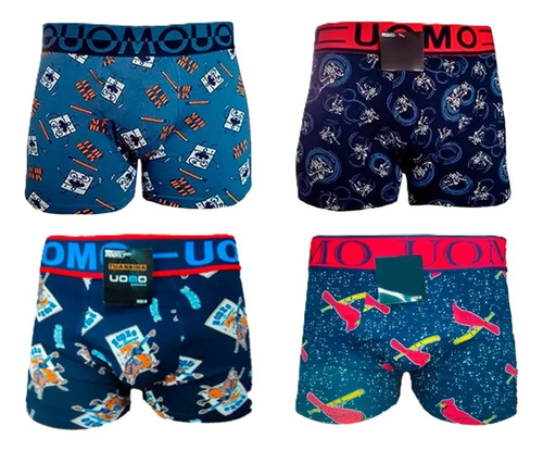 Boxer Uomo Hombres Estampados Pack 12 Mayorista
