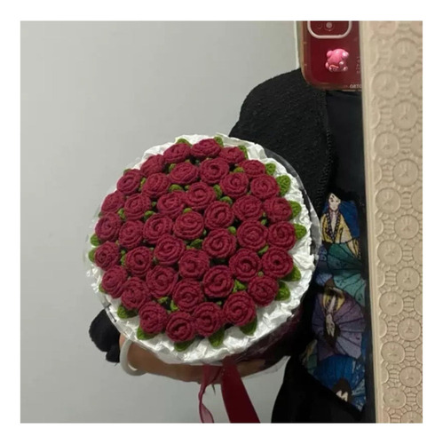 Para 2025 - Manta De Ramo De Flores A Crochet, Kit De