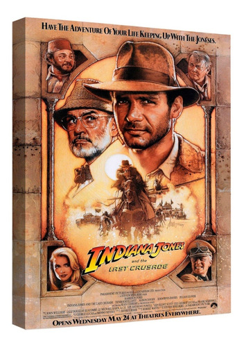 Cuadro Decorativo Canvas Moderno Poster Indiana Jones