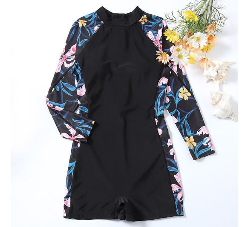 Traje De Baño Ajustado De Protección Solar De Verano