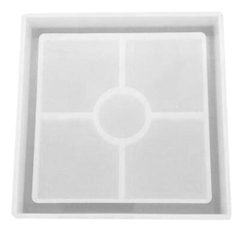 Imagen 2 de 12 de Molde De Silicona Para Posavasos De Resina Epóxica, 6 Pzs.
