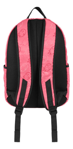 Mochila Dalix Ghost Vibes Em Rosa Choque Para Viagem, Bolsa