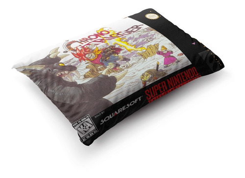 Imagen 3 de 5 de Funda De Almohada Chrono Trigger 70x45cm Vudú Love