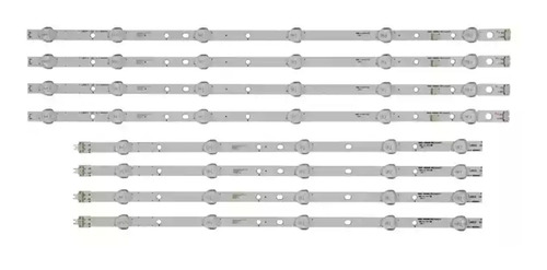 Kit 8 Tiras Led Samsung Un48h5203 Un48h5203af Original Nvas!