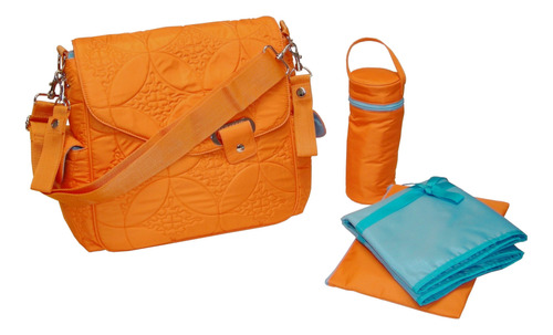 Kalencom Ozz - Bolso Bandolera Acolchado, Color Naranja