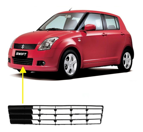 Rejilla Grilla Central Suzuki Swift 2006 2007 Paragolpe