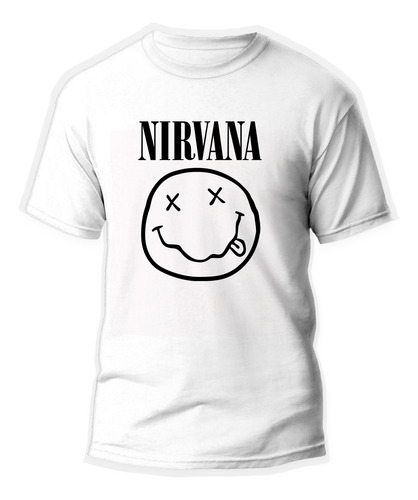 Playera Unisex De Nirvana Logo Mod. 2
