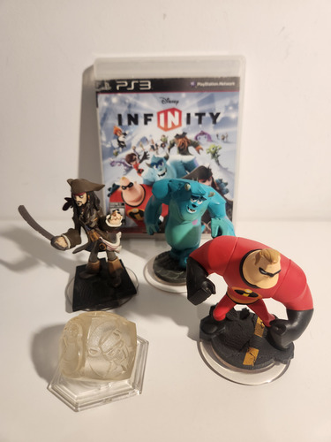 Juego Disney Infinity, Playstation 3!! Ps3! Con Muñecos (Usado)