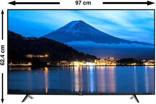 Pantalla Tcl Smart Tv 43'' Va Uhd 4k 60hz Hdr10 Roku Tv