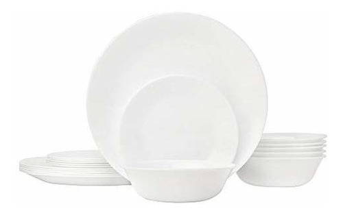 Corelle Livingware Juego De Vajilla De 18 Unidades, Winter F