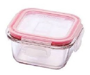Imagen 2 de 3 de Recipiente Contenedor Pyrex Square Con Tapa 500ml