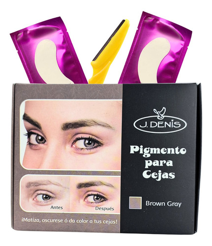 Kit Pigmento Profesional P/cejas, Elegir  + Regalo. J Denis 