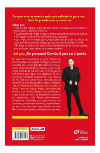 Libro ¡sin Pretextos! Cambia El Pero Por El Puedo( Original)