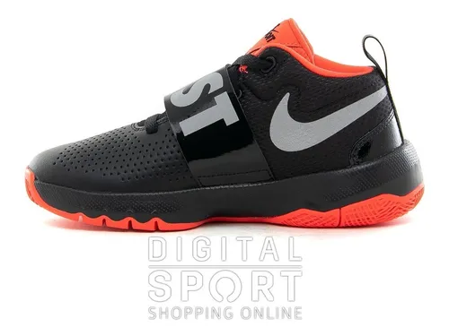 Tenis Nike Team Hustle D 8 Jdi Negro naranja Aq9977 001