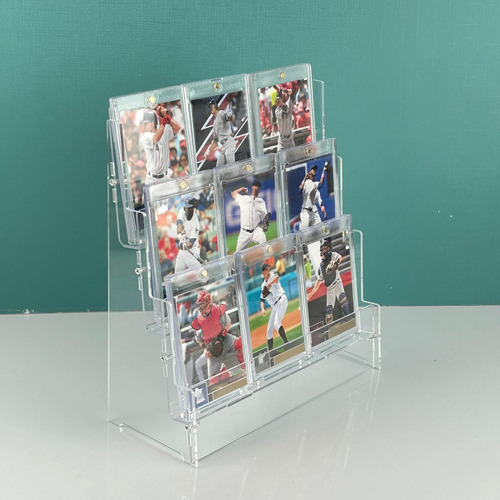 Estante De Exhibición De Tarjetas Deportivas, Soporte Claro