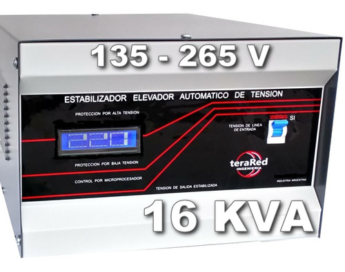 Elevador Estabilizador Tensión Automático 16 Kva Rango 140 V