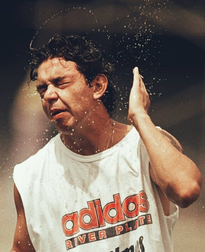 Imagen 7 de 7 de Camiseta Musculosa River Entrenamiento 1996 1997 Gallardo S