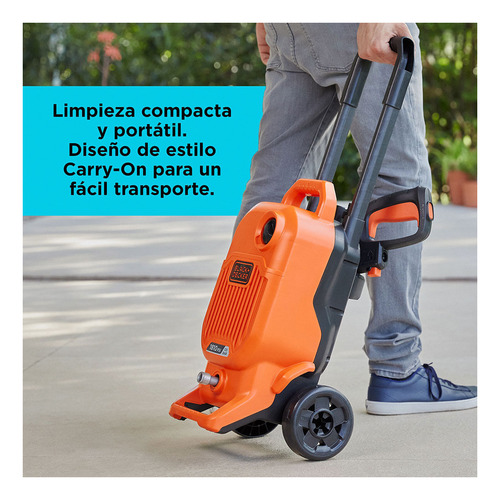 Imagen 6 de 10 de Hidrolavadora 1800w 125bar/1810 Psi Black & Decker Bepw1800t