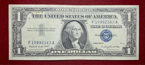 Billete 1 Dólar Estados Unidos 1957 A Silver Dólar Pick 419a