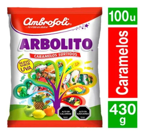 Caramelo Arbolito 430 Gr X 6 Bolsas $2.990 C/u