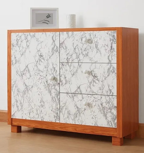 Imagen 3 de 3 de Adherible Tipo Mármol Para Muebles Vinil Papel Tapiz