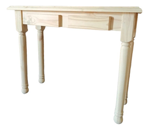 Mesa De Arrime Dresuar Recibidor Pino 1x40 Torneada