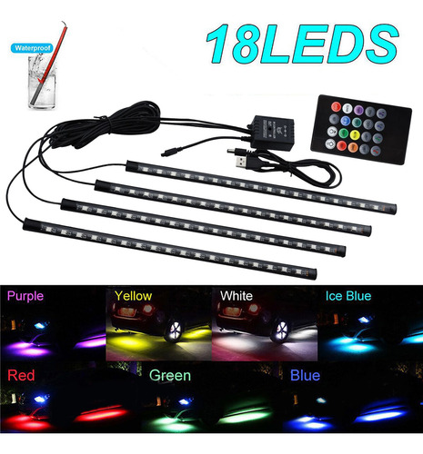 72 Leds, 4 Leds, Usb Rgb, Led, Neon Strip Light Music Remote