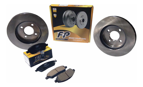 2 Discos Delantero + Balatas Delantero V-drive 1.6l 2021 Fp